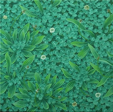 Green I - Oil on canvas 30cmx30cm